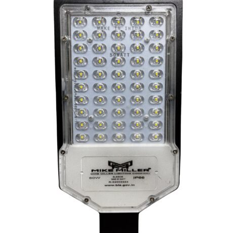 50 Watt Lens LED Street Light, Outdoor Halogen Waterproof IP65 Full Aluminium Body, 140 Per watt Lumens, 2 Year Warranty
